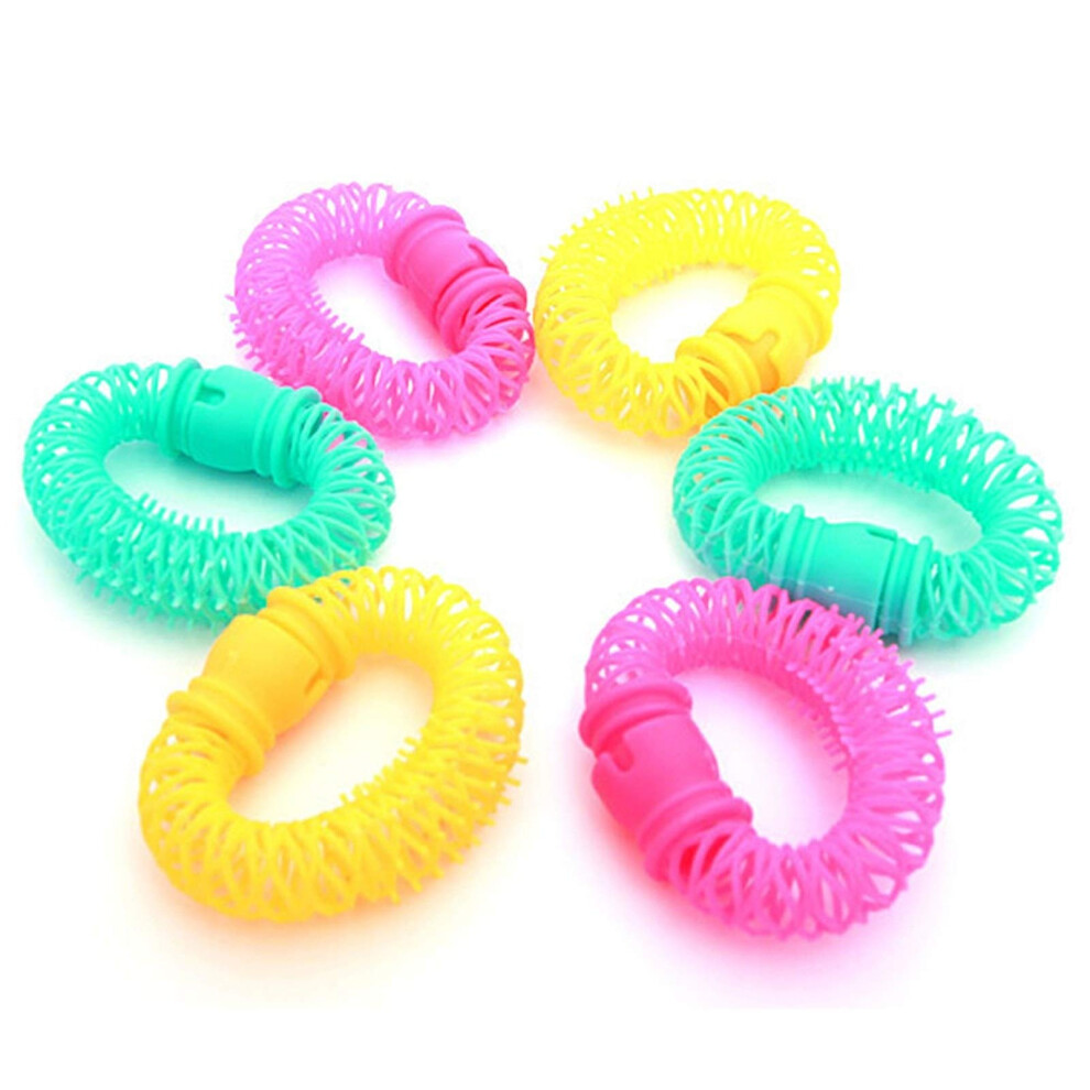 Hair Rollers 32-Piece Set With Clips, Donut Shaped Plastic Soft Curlers, Spiral Curl Rollers