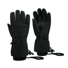 2 stuks winterskiën warme handschoenen touchscreens-M Zwart
