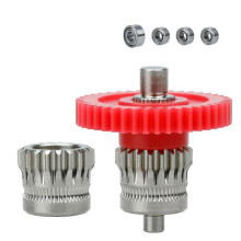 (Nickel plated) Quality Metal Gear Set for CR10SmartPro/Ender3 V3SE/Ender 5S1/CR200BPro, Improves Performances in DIY Industrial Use