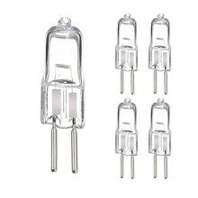 Halogen Light Bulbs G5.3 Base 220V 35W Capsule Bulbs Warm White 5-Pack G5.3-220V-35W