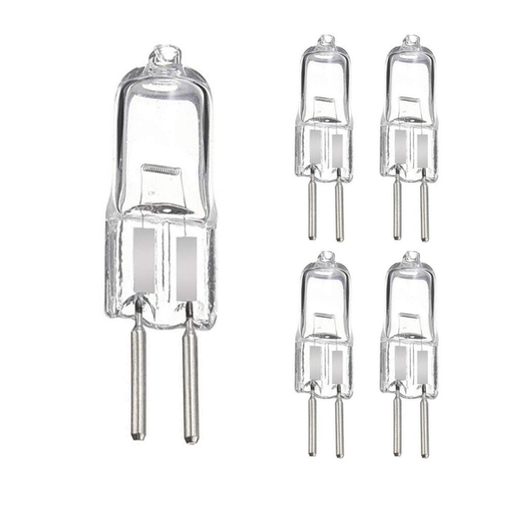 Halogen Bulbs G5.3 Base 220V 35W Capsule Bulbs Warm 5-Pack G5.3-220V-35W Light/White 9354506273668
