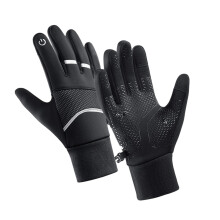 All Season Touchscreens Gloves Thermals Windproof-Black A0093