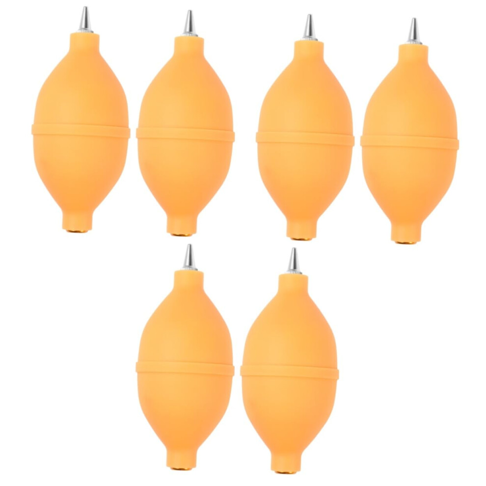 Squeeze Bulb Air Blower Set 6-Piece For Dust Removal Cleaning Cameras Computers Reusable Soft Rubber Bulbs 9084446408263