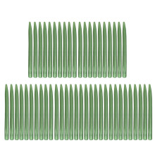 Fishing Anti Tangles Sleeves Replacement Hook-Green 5.5cm 50pcs