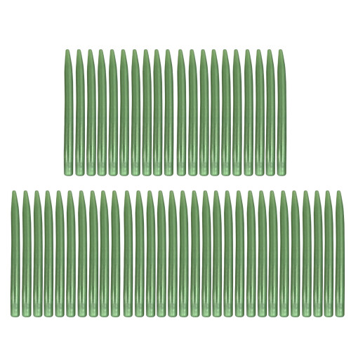 Fishing Anti Tangles Sleeves Replacement Hook-Green 5.5cm 50pcs