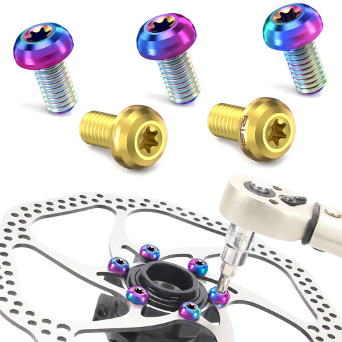 Multicolor Titaniums Bicycles Disc Screws Light-A black bag 2