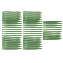 Flexible Fishing Hook Sleeves Soft Fishing-Green 4.5cm 50pcs