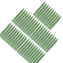 Quick Install Rubber Tip Tube Fishing Anti-Green 3.5cm 50pcs