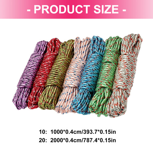 Multifunctional Double Color Option Nylon-White 20 meters 2