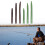 Fishing Anti Tangles Sleeves Replacement Hook-Green 5.5cm 50pcs 3