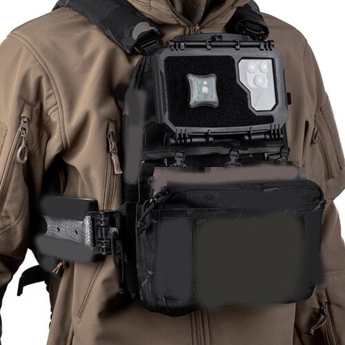 Outdoor Equipment Case with Clear Panel Nylon Texture-GB91OD 2
