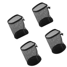 4pc Large Capacity Ball Organizer Bags Transparent-Black