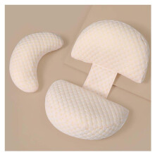 Pillow For Pregnant Women Antibacterial Anti Mite Wedge Removable Adjustable Nursing Pillow For Breastfeeding Brown