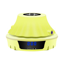 Modifiable Speed Jump Rope Trainer Constructed In-Yellow