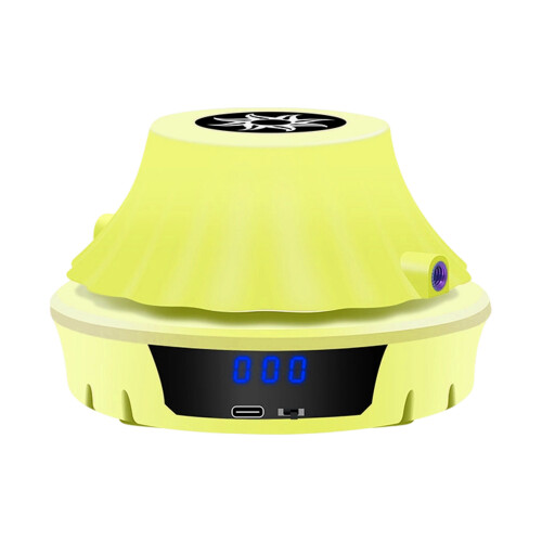 Modifiable Speed Jump Rope Trainer Constructed In-Yellow