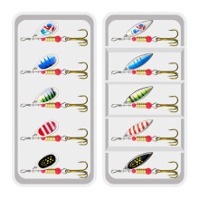 Weight Plastomer Fishing Lures High Reflection Realistic-Set 2