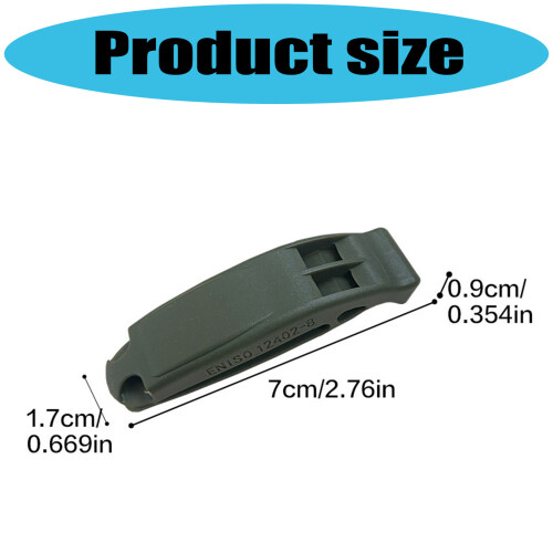 Survival Whistled Double Frequency Loud Signal Emergencies Tool 2