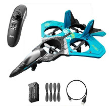 RC Remote Control Airplane 2.4G Remote Control Fighter Hobby Plane Glider Airplane EPP Foam Toys RC Drone Kids Gift-A 25-26s