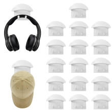 Damage Release Removable Hooks Heavy Duty Adhesive-White 16