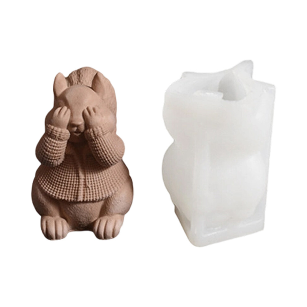 Easy Use Squirrel Candle Maker Mould Christmas Crafting Tool-3 7627000272492