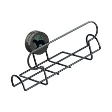 Quick Install Metal Bathroom Holders Storage-Gunmetal Gray