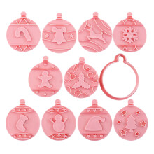 Christmas Cookie Cutters Set 10Pcs Efficient Baking Tool Cookie