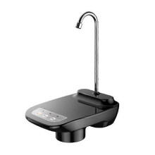 (Black) Automatic Electric Water Bottle Pump USB Charging Automatic Electric Water Dispenser Water Pump For 25-26s