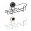 Quick Install Metal Bathroom Holders Storage-Gunmetal Gray 2