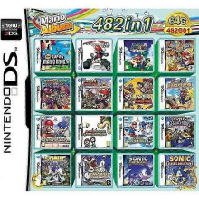 482 in 1 DS Mario Multicart Game Cartridge for Nintendo DS NDSL NDSi 3DS 2DS 25-26s