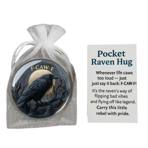 Miniatur-Harz-Krähen-Token für positive, tragbare-1 Packung
