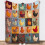 Soft Flannel Throw Blanket Rooster Plaids Print For-12 A 5