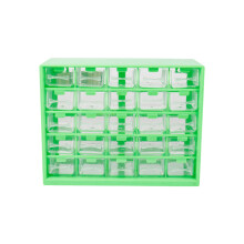 Industrial Organizers Cabinet 25pc Clear Compartment Systems-A