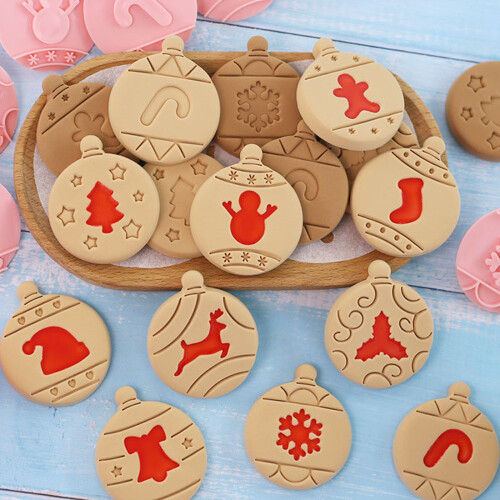 10-teiliges Weihnachtsplätzchen-Backformen-Set, Urlaubsform für 1