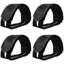 Bike Straps Pedal(4 Pcs),2 Pair Bike Pedal Straps Pedal Toe Clips Straps Tape Anti-slip Pedals Doubl 25-26s