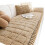 Warme Flanell-Sofaauflage, rutschfeste-70*180cm Kaffeefarbe 1