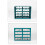 Industrie-Organizer, Schrank, 25 Stück, transparente-A 7