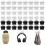 Strong Adhesive Wall Hooks Removable ABS Plastic Hook-Clear 12 2