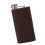 Leak Proof Nonrust Steel Miniature Alcohols Flasks-Brown. 1