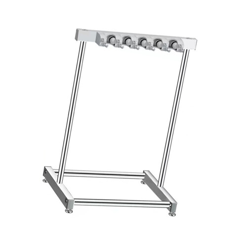 Adjustable Wall Mounted Broom Holder-    67 single row