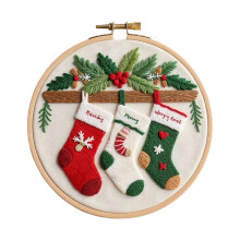 Kerstborduurset met borduurringinstructie voor beginners-5