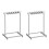Adjustable Wall Mounted Broom Holder-    67 single row 2