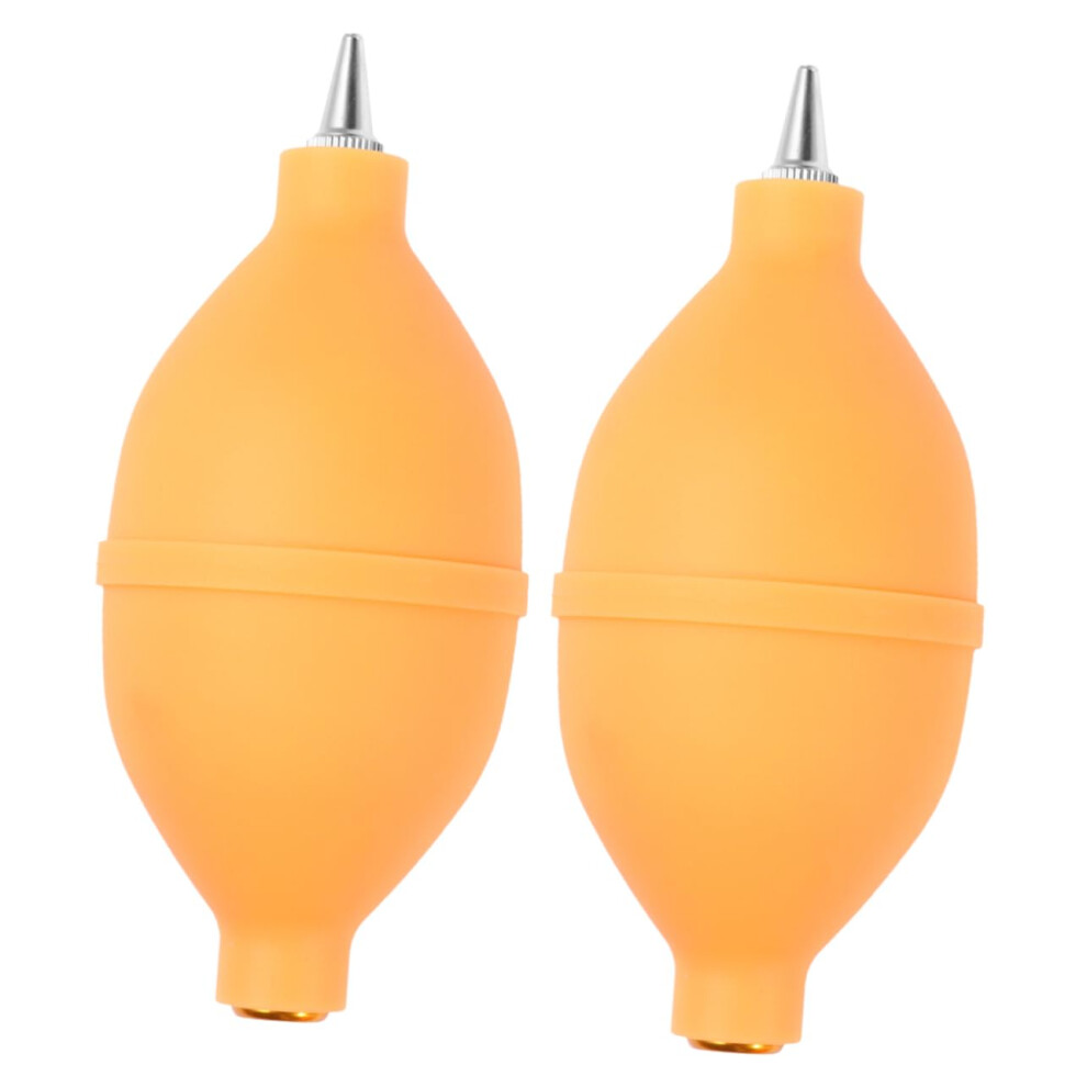 Silicone Air Blower 2-Pack Squeeze Bulbs For Car Detailing, Camera And Computer Lens Dust Removal 9354506273941