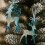 Hars kerstversieringen: blauw en goud vakantiedecor,-E 3