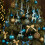 Hars kerstversieringen: blauw en goud vakantiedecor,-E 4