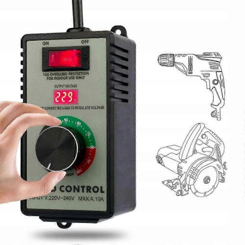Power Voltage Motor Speed Controller In A Housing with A 4000w 230v Socket 25-26s