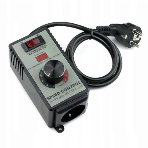Power Voltage Motor Speed Controller In A Housing with A 4000w 230v Socket 25-26s 1