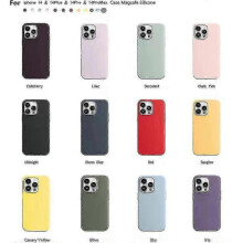 (For IPhone 14 ProMax, Sunglow) Silicone Case with MagSafe for Apple iPhone 14 / 14 Pro / 14 Pro Max