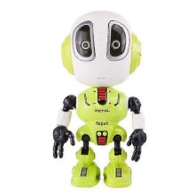 (green) mini Die Cast Intelligent Robot Toy With Recording Talking Repeat Flexible Kids Toys Gift 25-26s