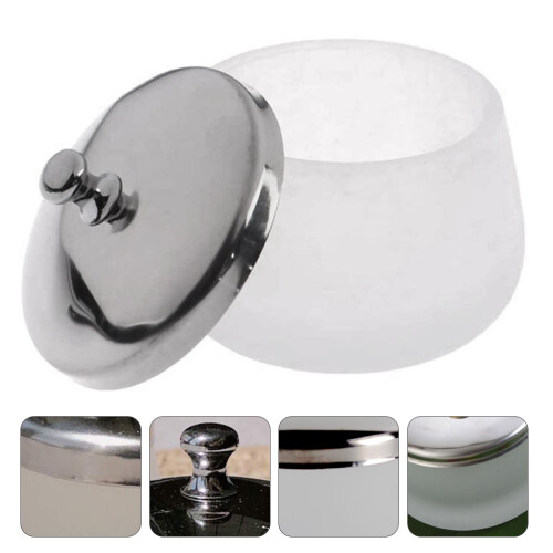 1 Stuks Matte Nagellakverwijderaar Rond Wit 1