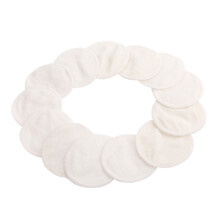 20 Stuks 8 Cm Dubbellaagse Bamboevezel Gezichtsreinigingspads
